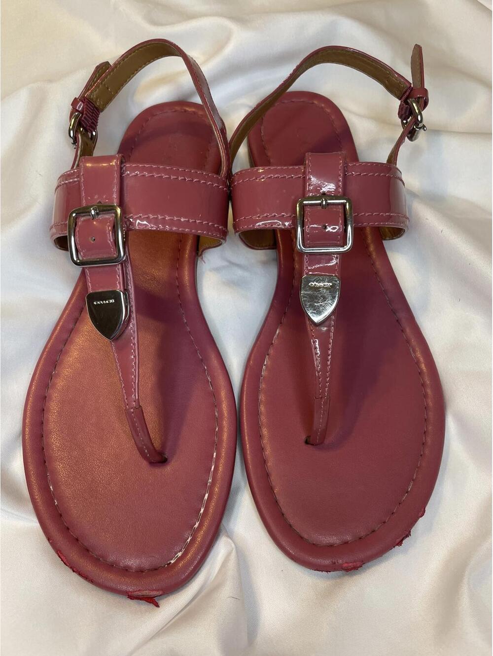 Coach Cassidy women's sandals raspberry pink size 8B